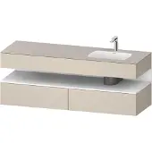 Duravit Einbauwaschtisch-Möbel-Set Qatego 160x50x60cm, Kon-WTU, B, B r, w m/ta m