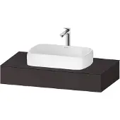 Duravit Konsole Qatego 100x55x17cm, graph matt, 1 Ausschnitt