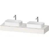 Duravit Konsole Qatego 160x55x17cm, w m, 2 A., Beck. beids.
