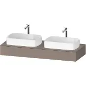 Duravit Konsole Qatego 140x55x17cm, ba m, 2 A., Beck. beids.
