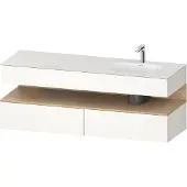 Duravit Einbauwaschtisch-Möbel-Set Qatego 160x50x60cm, Kon-WTU, B, B r, E na/we g