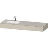 Duravit Einbauwaschtisch-Möbel-Set Qatego 160x55x17cm, m K, 1 AS, m Ü, B l, T matt