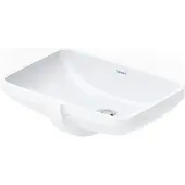 Duravit Einbauwaschtisch No.1 we mit Überlauf ohne Hahnloch 490x330mm 490 x 330 mm
