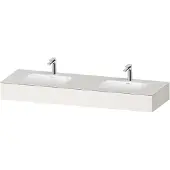 Duravit Einbauwaschtisch-Möbel-Set Qatego 160x55x17cm, m K, 2 A., B bs, m Ü, w m
