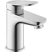 Duravit Waschtisch-Einhebelmischer S MinusFlow Wave Ausl. 95mm, o. Zugst.Abl.Gar., chrom