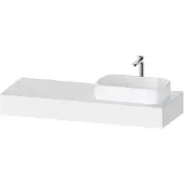 Duravit Konsole Qatego 140x55x17cm, we ma, 1 Ausschn, Beck. re