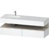 Duravit Einbauwaschtisch-Möbel-Set Qatego 160x50x60cm, Kon-WTU, B l, T m/we ma