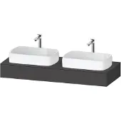 Duravit Konsole Qatego 140x55x17cm, gra m, 2 A., Beck. beids.