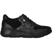 Waldlaufer K-Funky sportlicher Schnürer Schwarz | Gr.: 38