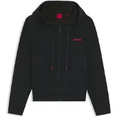 HUGO für Damen. 50556350 Sweatshirt Id schwarz (S), Heimtextilien, Baumwolle, Langarm
