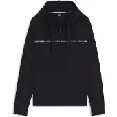 BOSS Jacke aus Baumwoll-Terry mit Logo und Streifen Grösse S