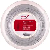 MSV Tennissaite Focus Hex Plus 38 (Haltbarkeit+Spin) weiss 200m Rolle