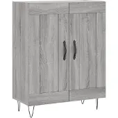 vidaXL Sideboard Grau Sonoma 69,5x34x90 cm Holzwerkstoff