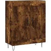 vidaXL Sideboard Räuchereiche 69,5x34x90 cm Holzwerkstoff