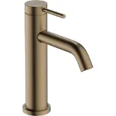 Hansgrohe Tecturis S Einhebel-Waschtischmischer 110 EcoSmart+ mit Zugstangen-Ablaufgarnitur, Brushed Bronze