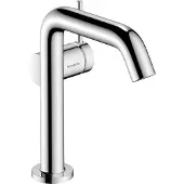 Hansgrohe Tecturis S Fine Einhebel-Waschtischmischer, ComfortZone150, Push-Open, CoolStart, Ausladung 139mm, 73342000, Farbe: Chrom