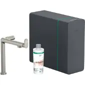 Hansgrohe Aqittura M91 - Spültischarmatur, SodaSystem, sBox, Edelstahl 76837800