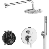 Ideal standard ceraline - doucheset met inbouwkraan, met huis, diameter 20 cm, chroom