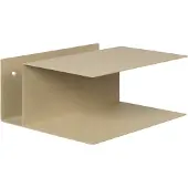 Ferm Living Lager Beistelltisch Cashmere - , Beige, für Schlafzimmer, Metall