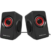 Mars Gaming MS1, Kabelgebunden, 10 W, 60 - 20000 Hz, Schwarz, Rot