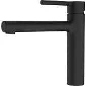 Franke Messing Hochdruck Armatur, Wasserhahn Centro Festauslauf Black matt Obenbedienung 115.0621.613 - inkl.
