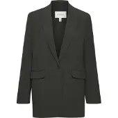 B.young Blusenblazer "Damen Blazer BYDANTA", Damen, Gr. 36, grün (sycamore melange), Obermaterial: 64% Polyester PES. 32% Viskose CV. 4% Elasthan EL., Blazer Blusenblazer