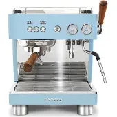 Ascaso Baby T Plus Siebträgermaschine Hellblau mit App-Steuerung, 43 cm breit, 35 cm hoch