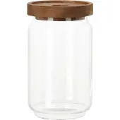 Excellent houseware Glas Vorratsbehälter 700 ml Boho