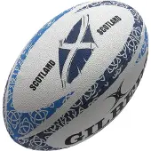 Gilbert Mini Schottland Blumen Rugbyball von Gilbert - Weiß