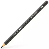 Faber-Castell Bleistift Graphite Aquarelle Aquarell Schwarz Sechseckig 2B (6 Stück)