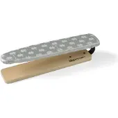 Foppapedretti LoStiramaniche, Ärmelbügelbrett, Aluminium, Baumwolle, Polyester, Trocken-Bügeleisen, Schwarz, Grau, Weiß, Abbildung, Grau, Weiß
