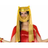 BigBuy Hut Gold Schleier Araber
