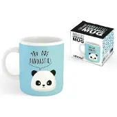 I-Total I Total becher Panda junior Keramik 300 ml blau/weiss