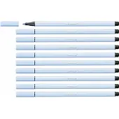 Stabilo Premium-Filzstift - Pen 68 - 10er Pack - kobaltblau hell