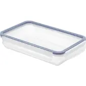 Rotho Kühlschrankdose flach 1 l CLIC & LOCK, Farbe:Transparent