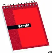 Enri 16 4x4 Hardcover Notizblock 10 Einheiten