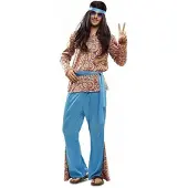 My Other Me Fun Company Psychedelisches Hippie-kostüm