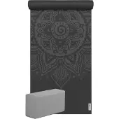 Yogistar Yoga-Set Starter Edition - spiral mandala (Yogamatte + 1 Yogablock)
