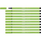 Stabilo Premium-Filzstift - Pen 68 - 10er Pack - neongrün