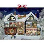 Sonstige Verlage Wand-Adventskalender - Im Adventshaus
