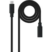 Nanocable 10.01.4501, 1 m, USB C, USB C, USB 3.2 Gen 2x2, 20 Gbit/s, Schwarz