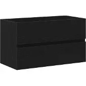 vidaXL Spülbeckenschrank Schwarz Eiche 80x38,5x45 cm Holzwerkstoff