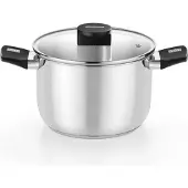 Monix M240222, Edelstahl, Edelstahl, Liter, Schwarz, Bakelit, Edelstahl