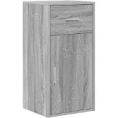 vidaXL Sideboard mit Schubladen Graues Sonoma 38 x 34 x 75 cm