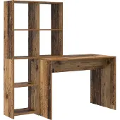 vidaXL Schreibtisch Altholz Holzwerkstoff 138,5 x 55 x 143 cm