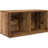 vidaXL TV-Schrankset Wandmontiert Braun 72 x 35 x 37 cm Holzwerkstoff