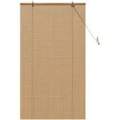 vidaXL Rollo Braun 80 x 160 cm Bambus