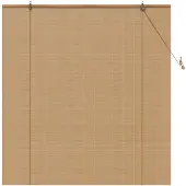 vidaXL Rollo Braun 140 x 160 cm Bambus