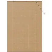 vidaXL Rollo Braun 140 x 220 cm Bambus