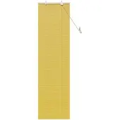 vidaXL Rollo Gelb 60 x 220 cm Bambus